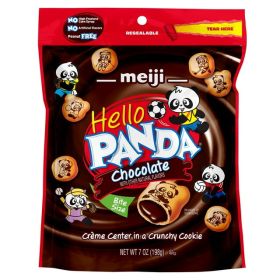 Chocolate CrÃ¨me-Filled Bite-Size Cookies â€“ 7 oz Resealable Pouch, Fun Panda Shapes, Kosher, Peanut-Free