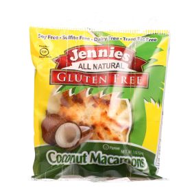 Jennies Macaroon - Coconut - Gluten Free - 2 Oz - Case Of 24