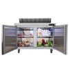 VEVOR Commercial Refrigerator, 48" Sandwich & Salad Prep Table
