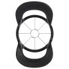 8-Wedge Stainless Steel Apple Slicer and Corer, Black