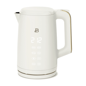 1.7-Liter Electric Kettle 1500 W with One-Touch Activation, White Icing by Drew Barrymore