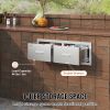VEVOR Outdoor Kitchen Drawers 29.5"W x 10"H x 19.7"D, Horizontal Double BBQ Access Drawers Stainless Steel with Handle