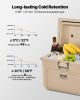 Portable Cooler 16.5 QT Insulated Hard Cooler 23 Can Capacity with Cup Holder