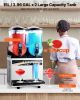 Commercial Slushy Machine 15Lx2 Tank Margarita Smoothie Frozen Drink Maker