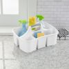 4 Pack Easy Carry, Handy Plastic Utility Storage, White