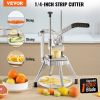 VEVOR Commercial Vegetable Fruit Chopper 1/4" Blade Heavy Duty Professional Food Dicer Kattex French Fry Cutter Onion Slicer Stainless Steel for Tomat