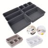 8pcs Home Drawer Organizer; Multipurpose Plastic Storage Box; Tableware Storage Container; Medicine Box; Office Supplies Storage & Organization; Free